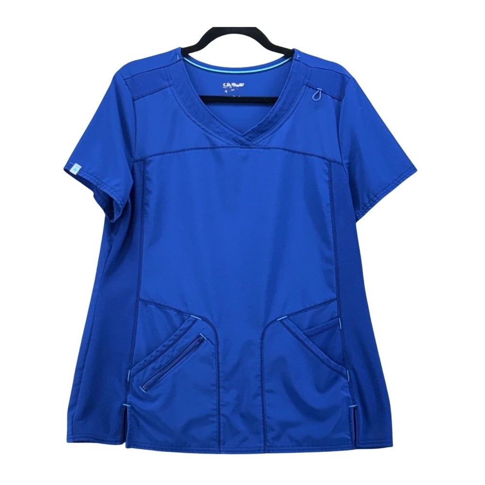 Scrubstar Scrub Top Blue Medium